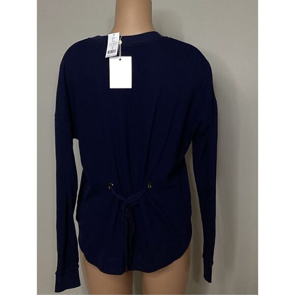 New. JOIE Cropped sweatshirt with a textured "sail away" slogan. Retails $228 - Picture 9 of 12